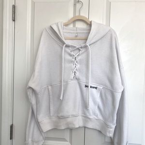 Limited edition free people [solidcore] white sweatshirt